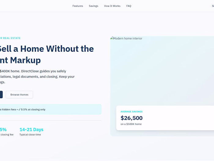DirectClose — Flat-Fee Real Estate Listing Platform