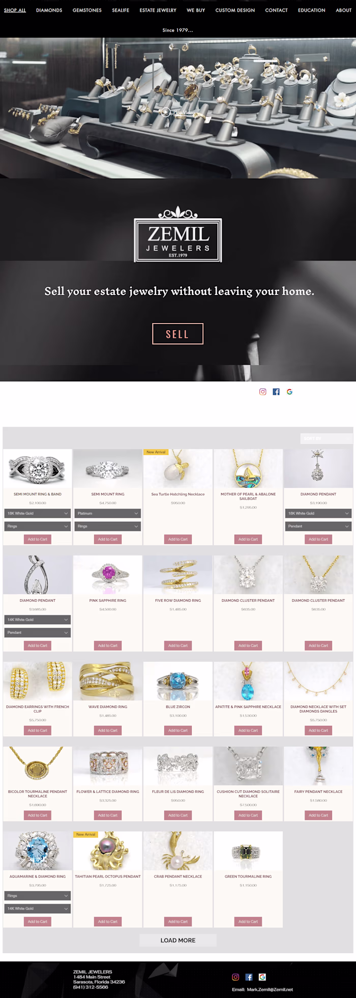 E-commerce Redesign on Wix