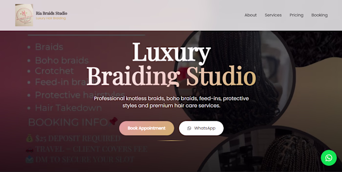 Ria Braids Studio — Luxury