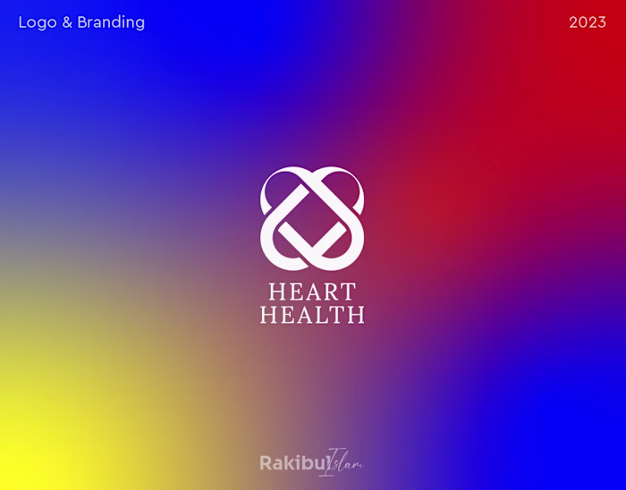 Heart Health Logo Branding