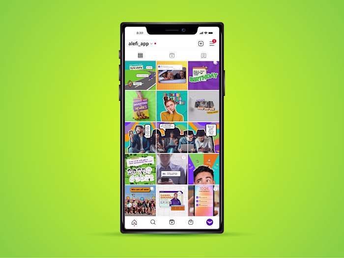 AleFi | Social Media Design