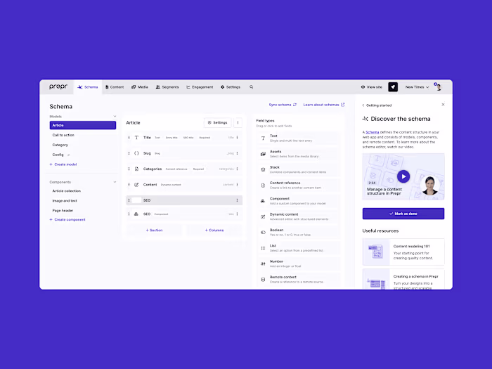 Onboarding redesign for SaaS product