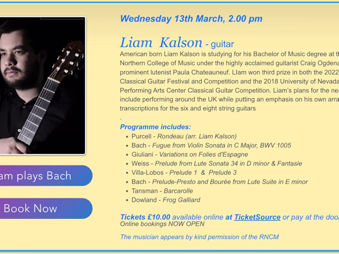 Liam Kalson - guitar