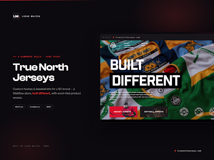 True North Jerseys E-commerce Storefront