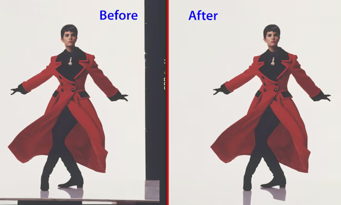 Red Coat Before & After