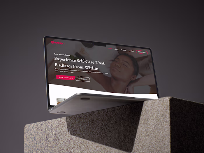 Spa salon website