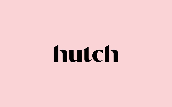 Hutch Interior Design App Logotype Wordmark Re-Design