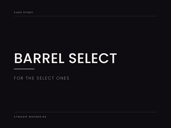 Royal Stag Barrel Select — For the Select Ones