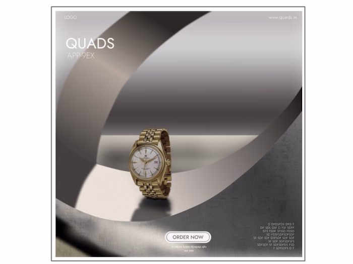 Advertisement Post for a Watch Brand 