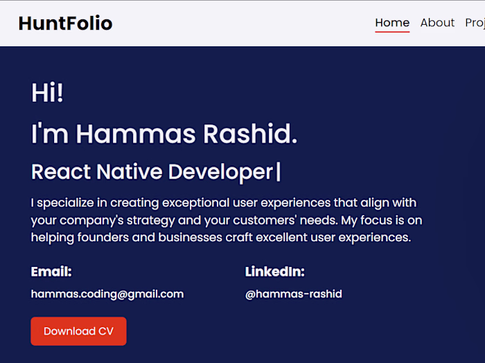 Personal Portfolio