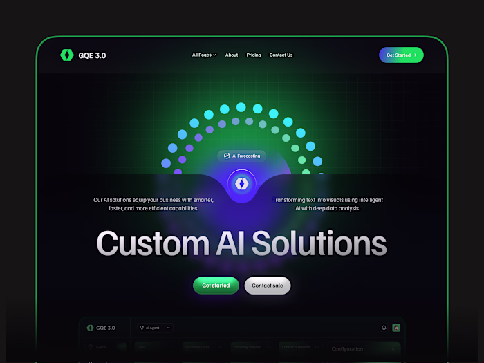 Trending AI Landing Page UI/UX