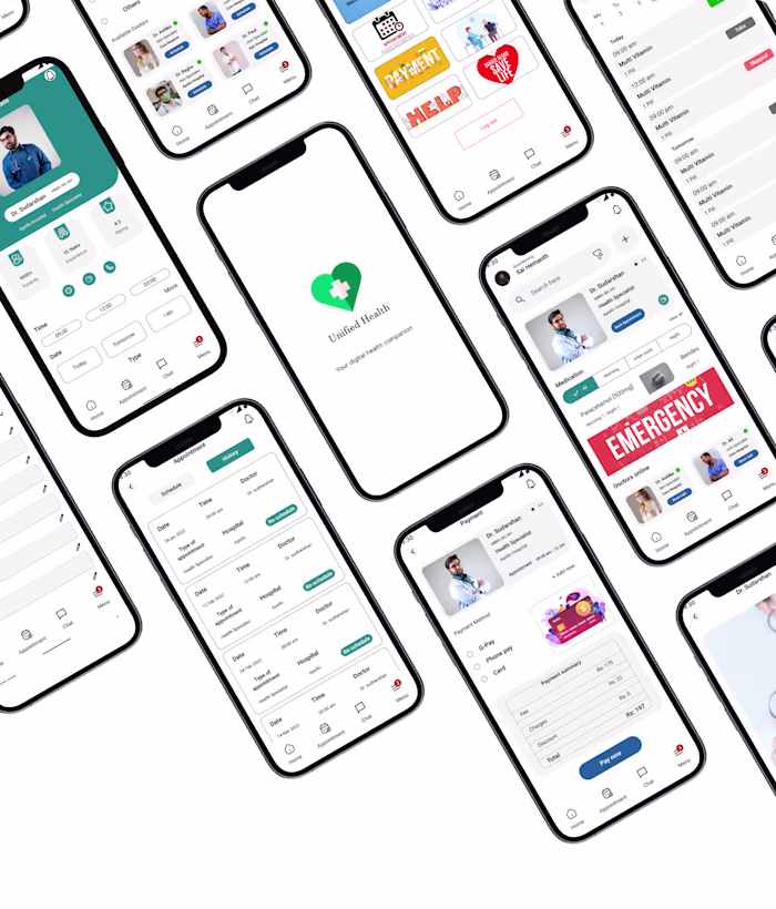 Unified Health App, online doctor app:: Behance
