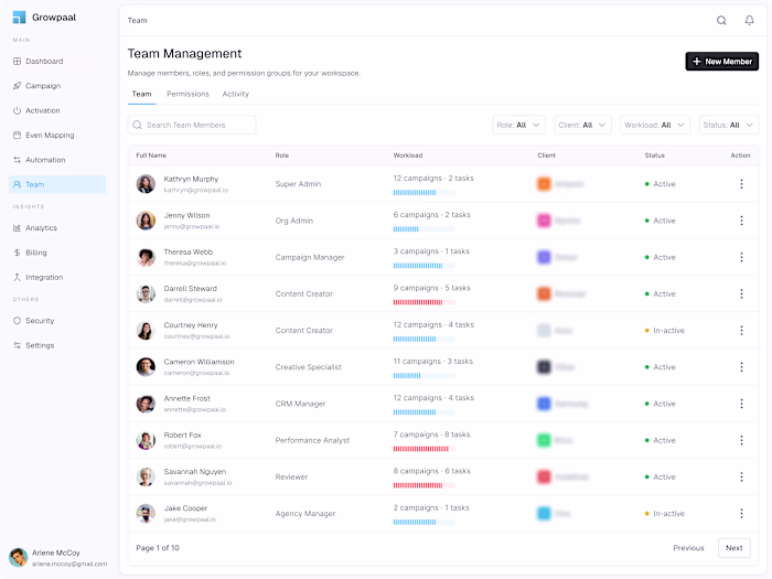 Team Management
