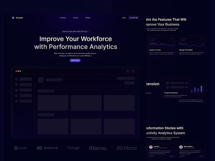 Siheyuan ✦ SaaS Landing Page Template