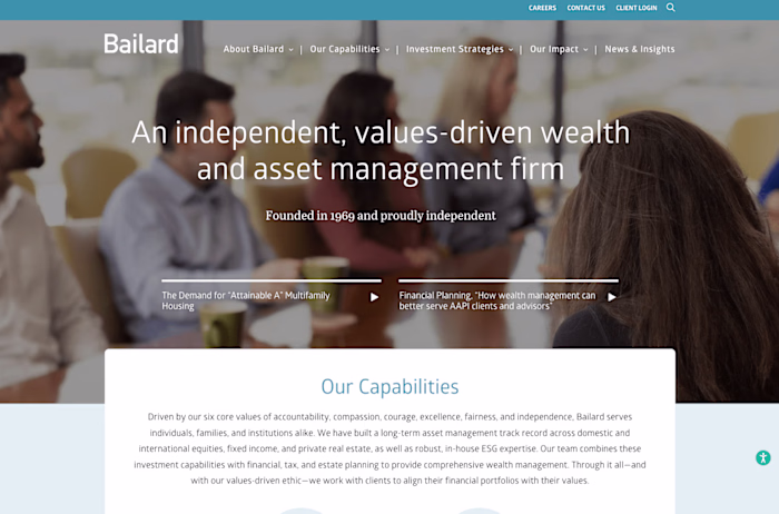 Bailard - Website Redesign