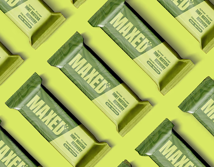 MAXED | Protein bar Branding & packaging