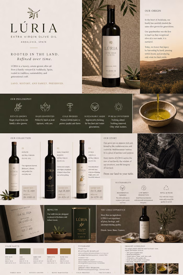 I developed the brand LÚRIA