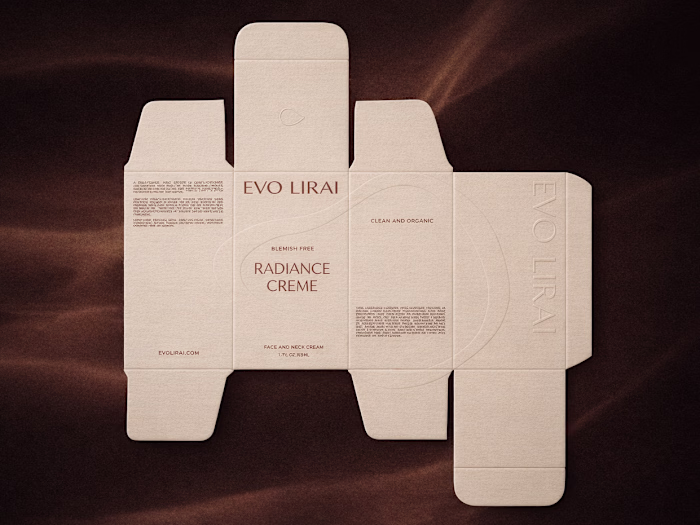 Evo Lirai Luxury Skincare Packaging & Brand System