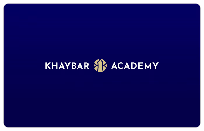 Currently working on the branding for Khaybar Academy, a mod...