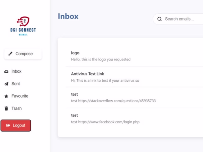 Secure Internal Messaging System for CERIST