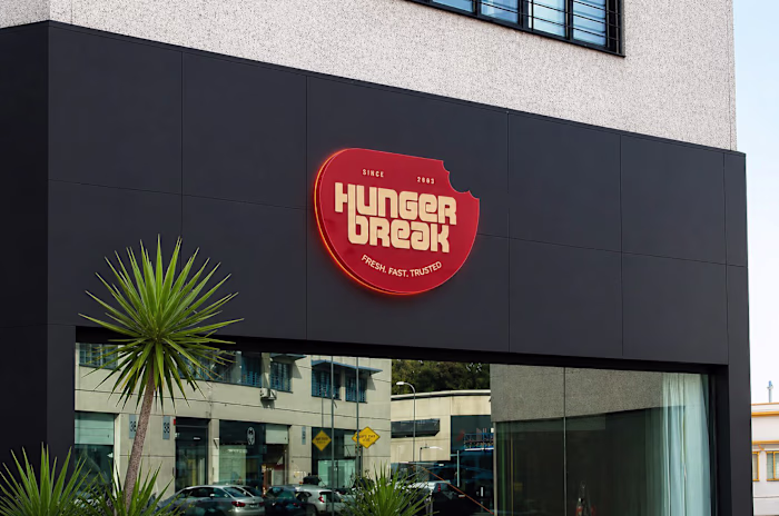 Hunger Break | Restaurant Brand Identity