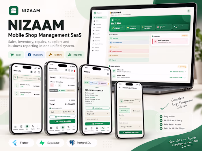 NIZAAM is a retail management