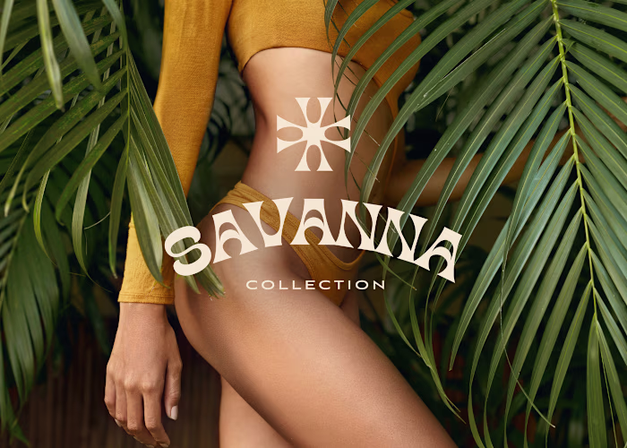 Logo for a premium swimwear