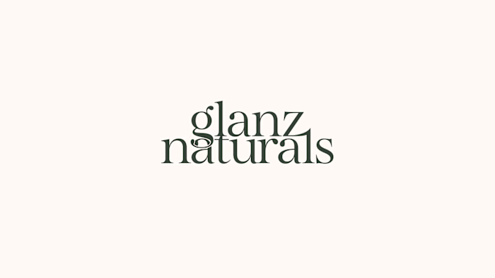 Radiance Rooted in Nature — Glanz Naturals Brand Design