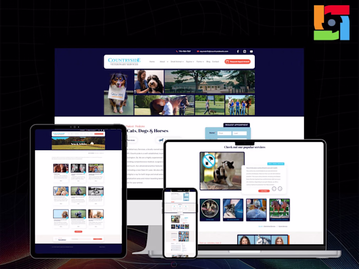 Webflow Web Development - Countryside Vets