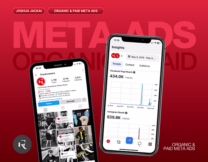 Organic & Paid Instagram & Meta Tasks for Frontrvnners
