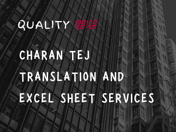 Translations work.  And split of spread sheets 