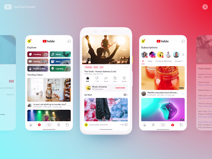 YouTube Redesign