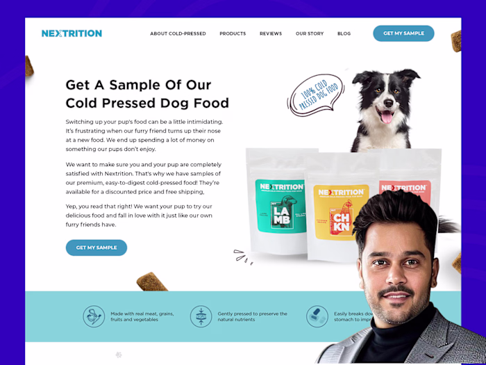 High Converting Landing page