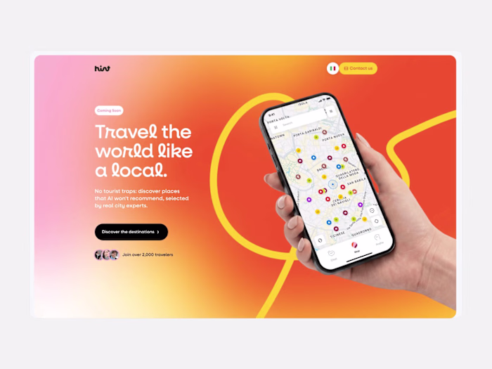 Hint: brand, mascot & app for an AI travel guide