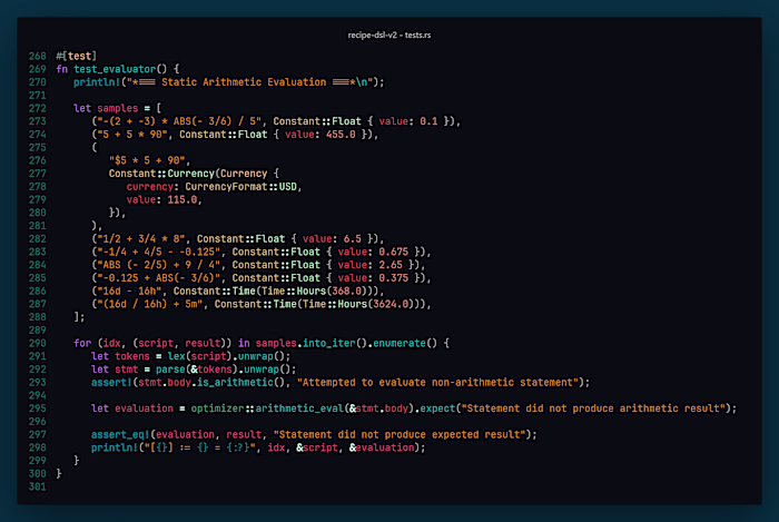 Development of a Custom Lightweight DSL
