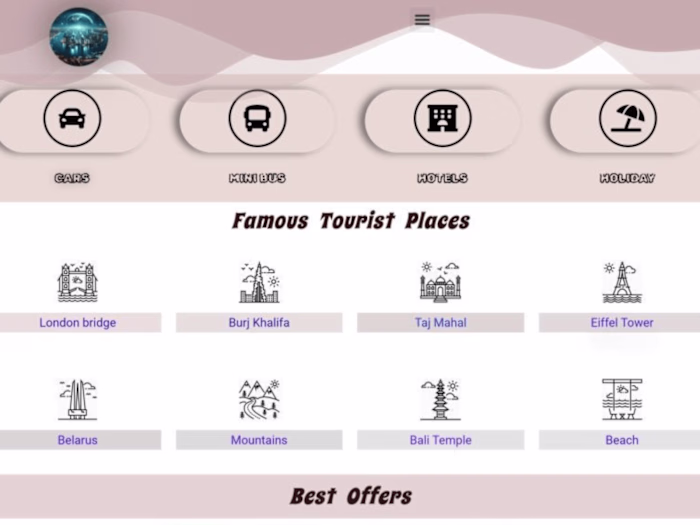 Tourist website