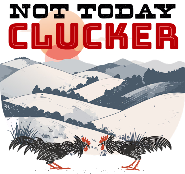 A rooster. A mountain road.