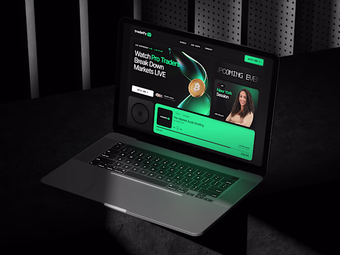 Tradeify - Redesign Website Concept & Experience