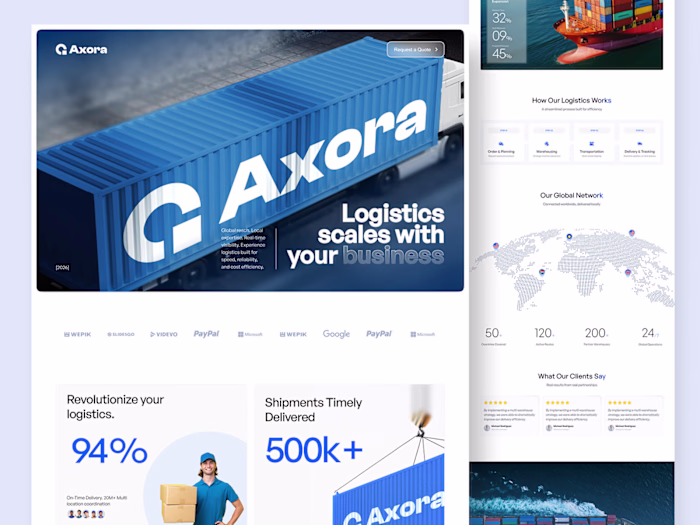 Designed a modern, high-impact corporate