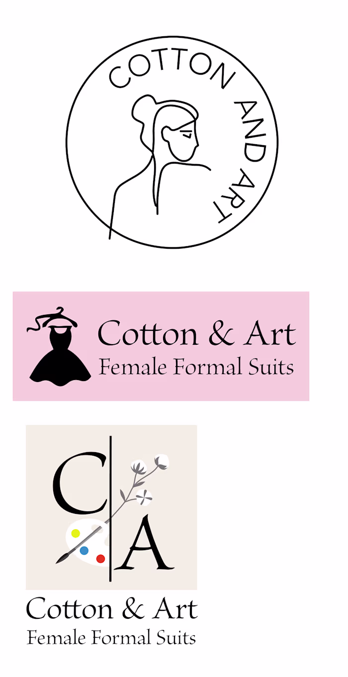 Cotton and Art logo and branding project