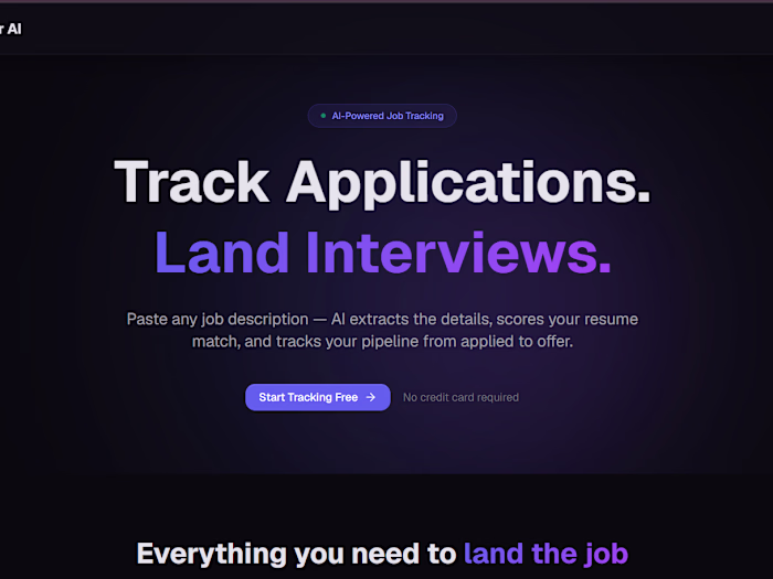 JobTracker AI — AI-Powered Job Application Tracker