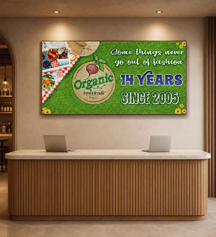 Organic Foods & Café Branding and Campaign Design