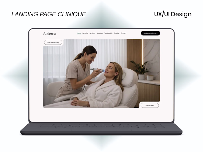 Landing page clinic