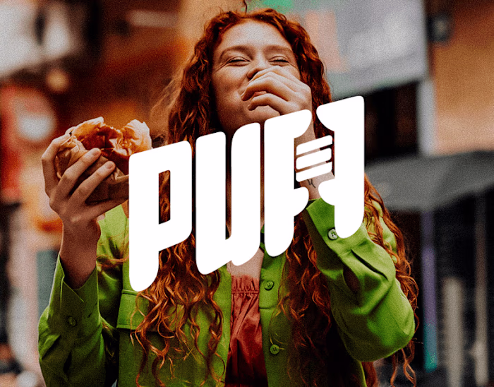 Puff - Visual Identity for a Healthy Fast-Food Spot