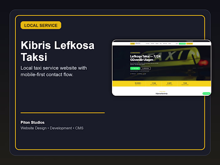 Kibris Lefkosa Taksi - Local