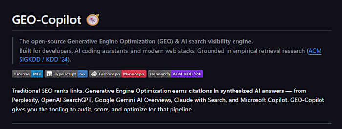 GEO-Copilot is an Open-Source project