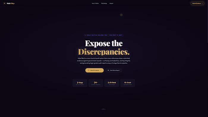 Co-built for Google Solution Challenge