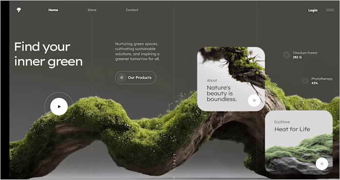 landing page
