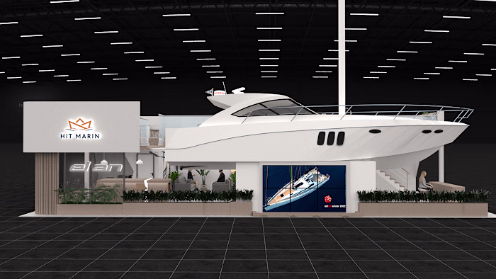 ELAN - Exhibition Booth Design - 162m2 Boat Show
