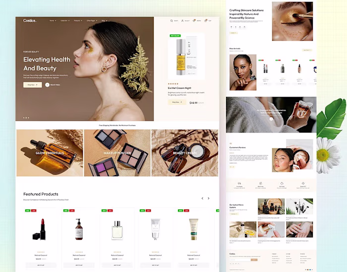 Shopify Skincare Website